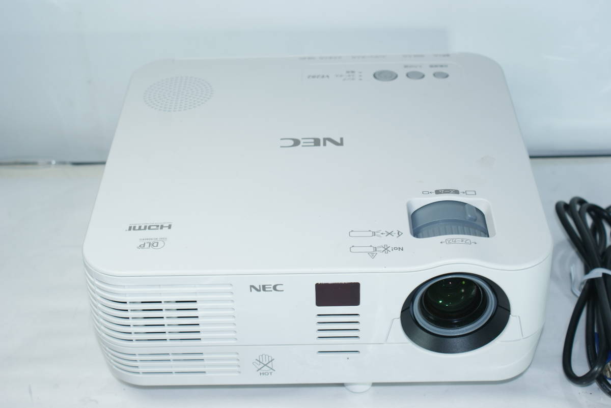 NEC 高輝度 DLP プロジェクター NP-VE282X 2800lm HDMI端子 程度良好