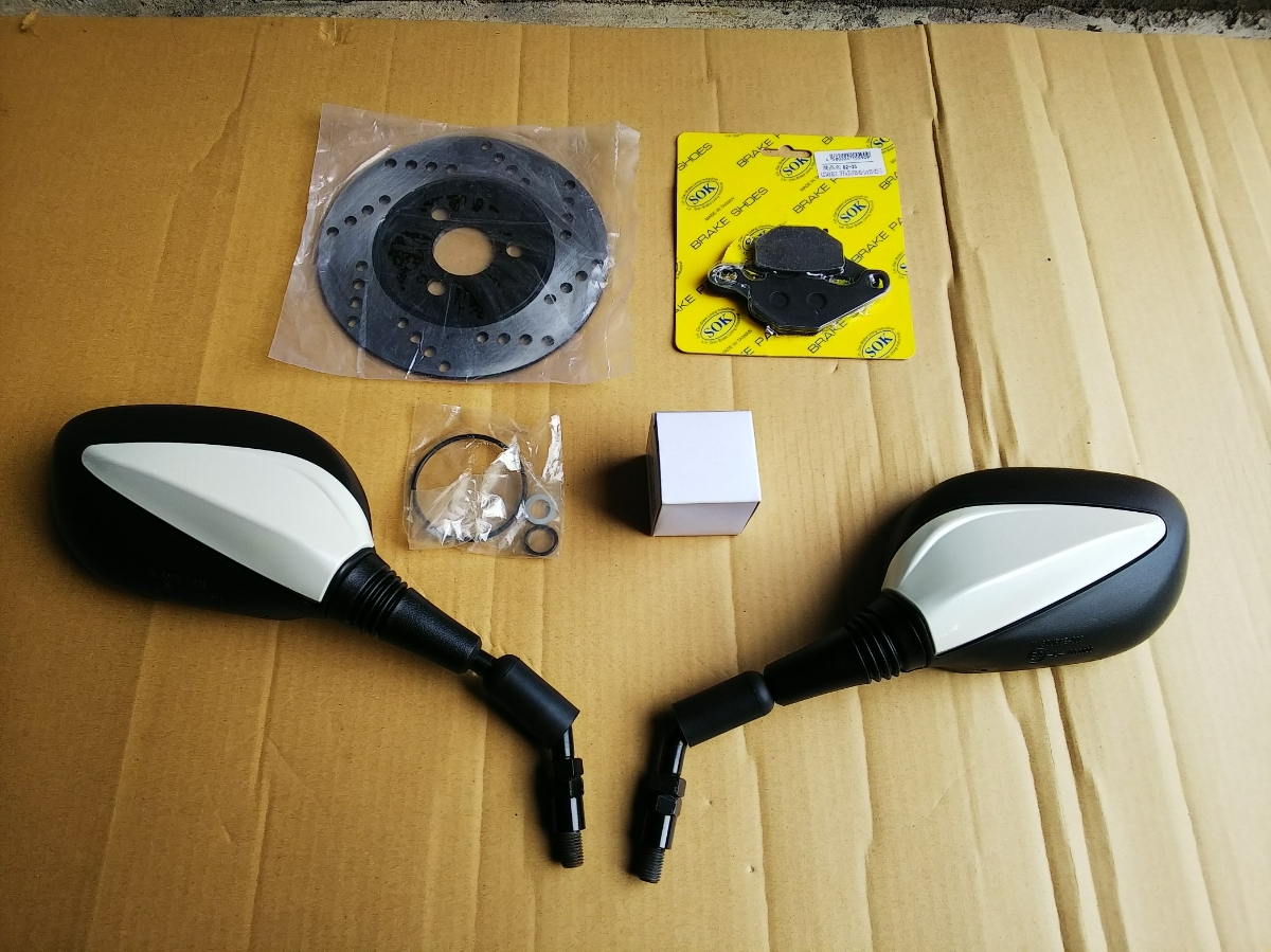 アドレス 純正ミラー その他 v125ss v125 台湾SUZUKI純正 アドレスV125