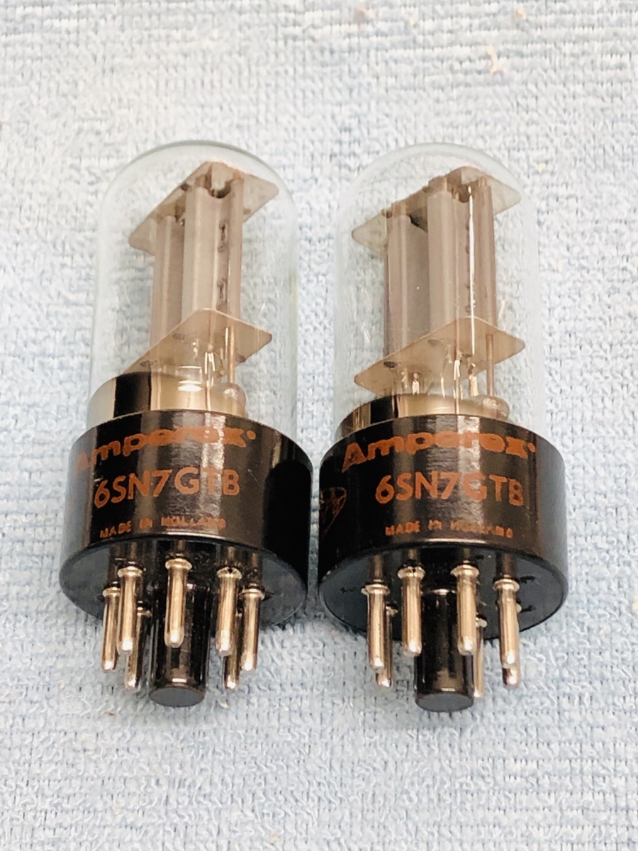【お買い得，豊富な】 057 AMPEREX 6SN7GTB オランダ製 2本(真空管)｜売買されたオークション情報、yahooの商品情報をアーカイブ公開 - オークファン 真空管