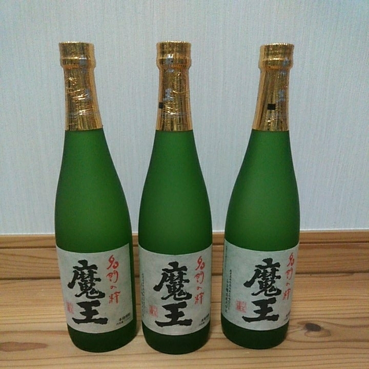魔王 720ml プレミアム芋焼酎、魔王3本セット 格安 幻の焼酎 森伊蔵 +