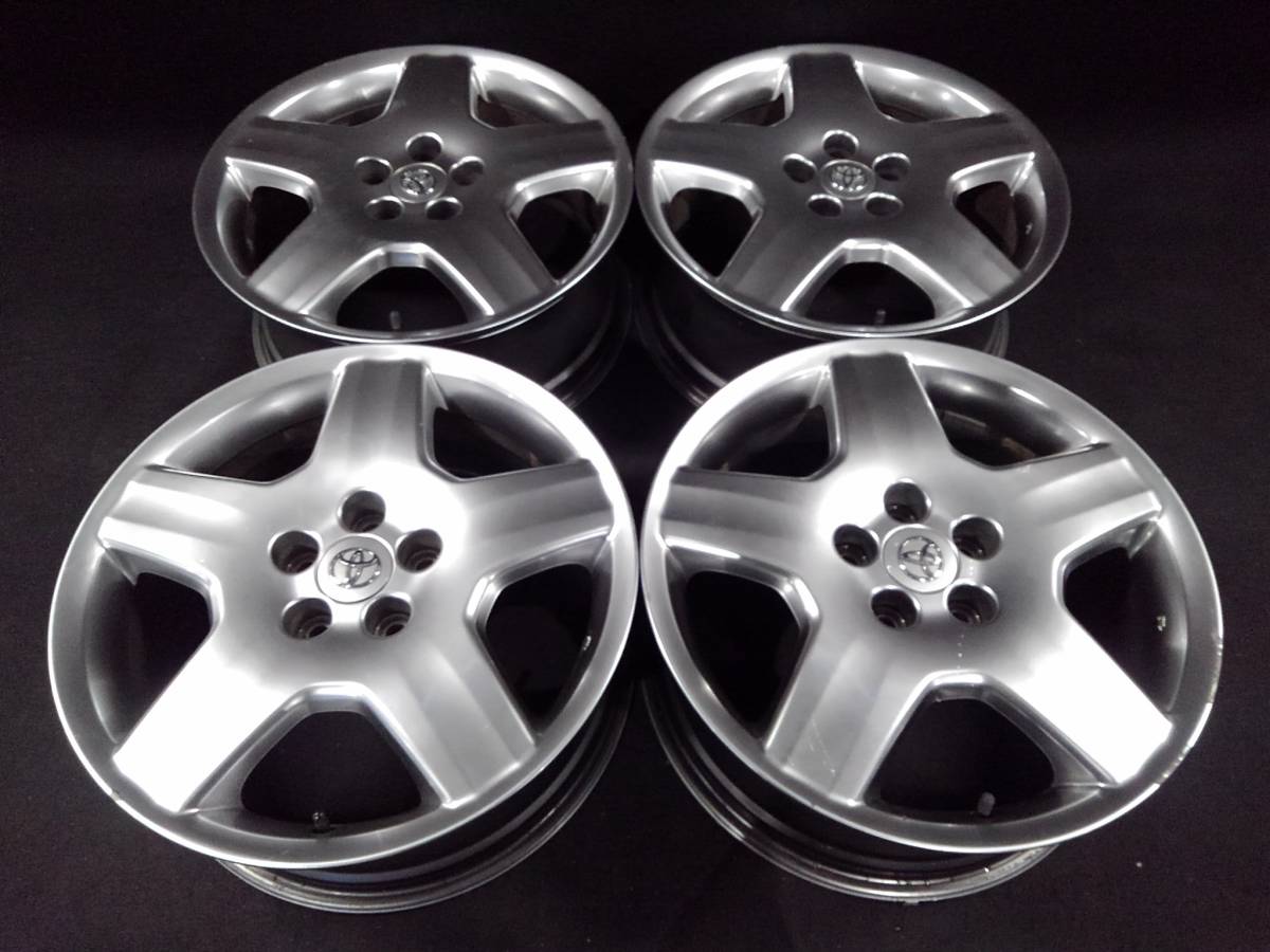 トヨタ純正アルミ 18x7.5J +45 PCD114.3/5H 中古 4本セット 売切