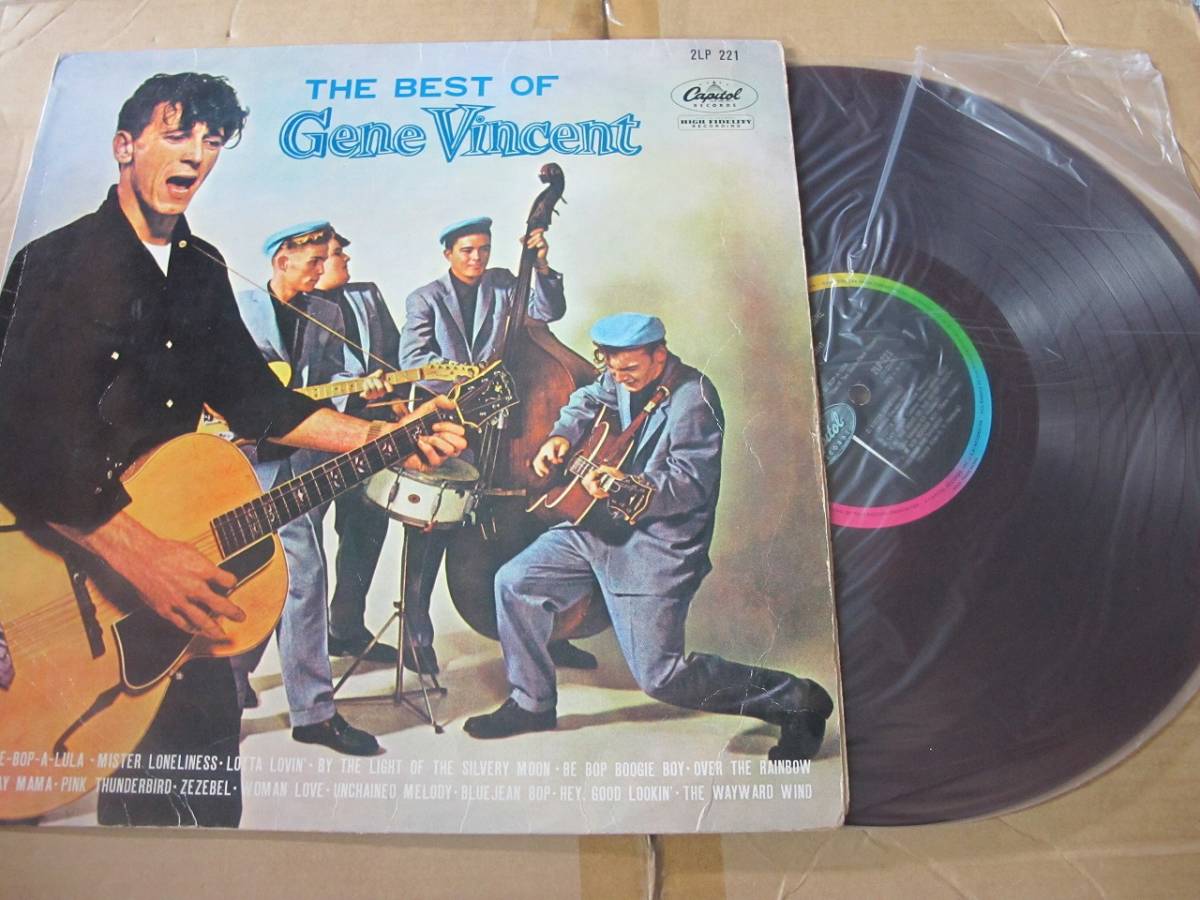 安い，お得 Gene Vincent - ザ ベスト オブ ジーンヴィンセント 2LP-221 赤盤(G)｜売買されたオークション情報、yahooの商品情報をアーカイブ公開 - オークファン G