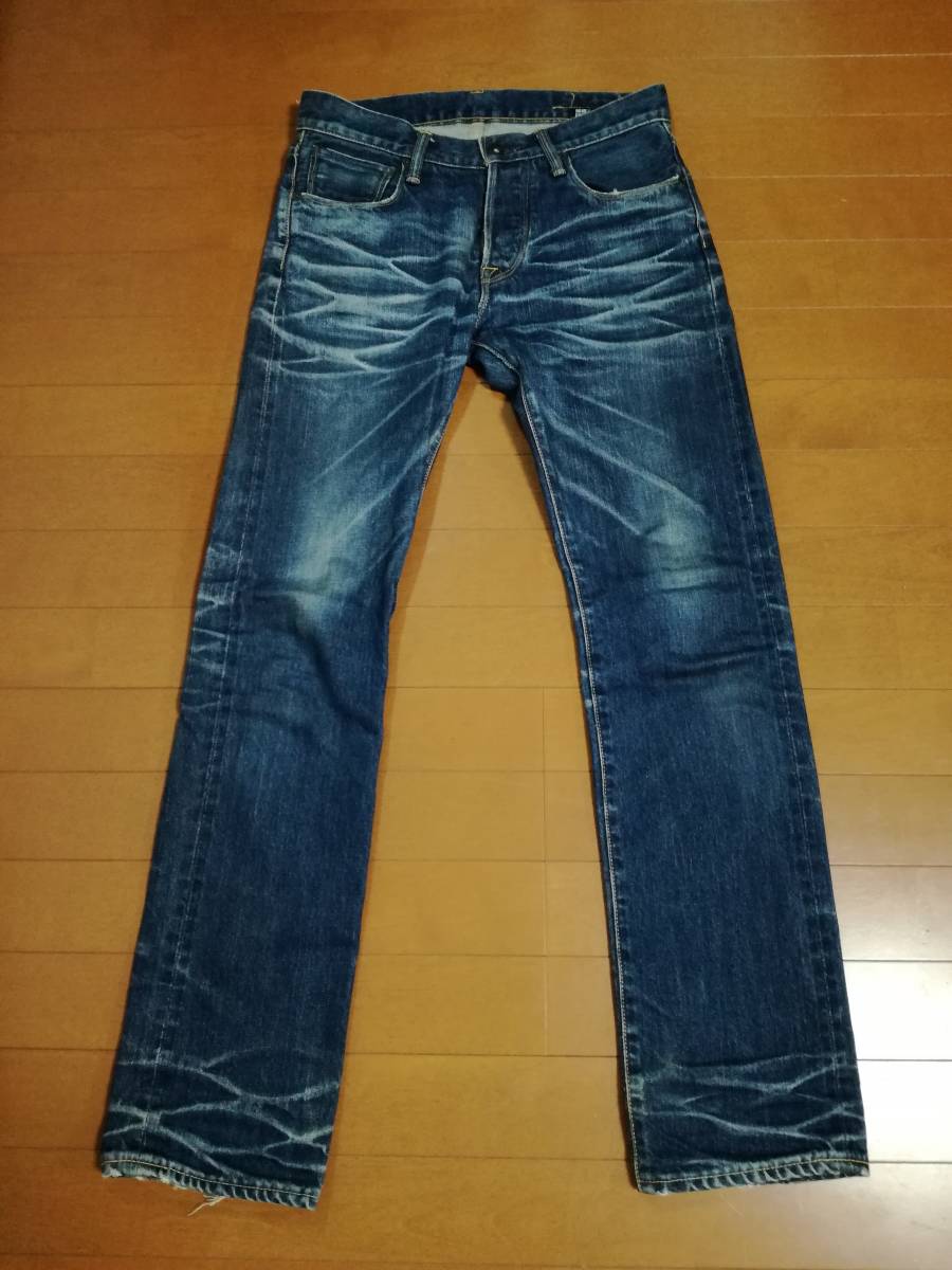 【美品】 クロ KURO グラファイト セルビッチデニム 29