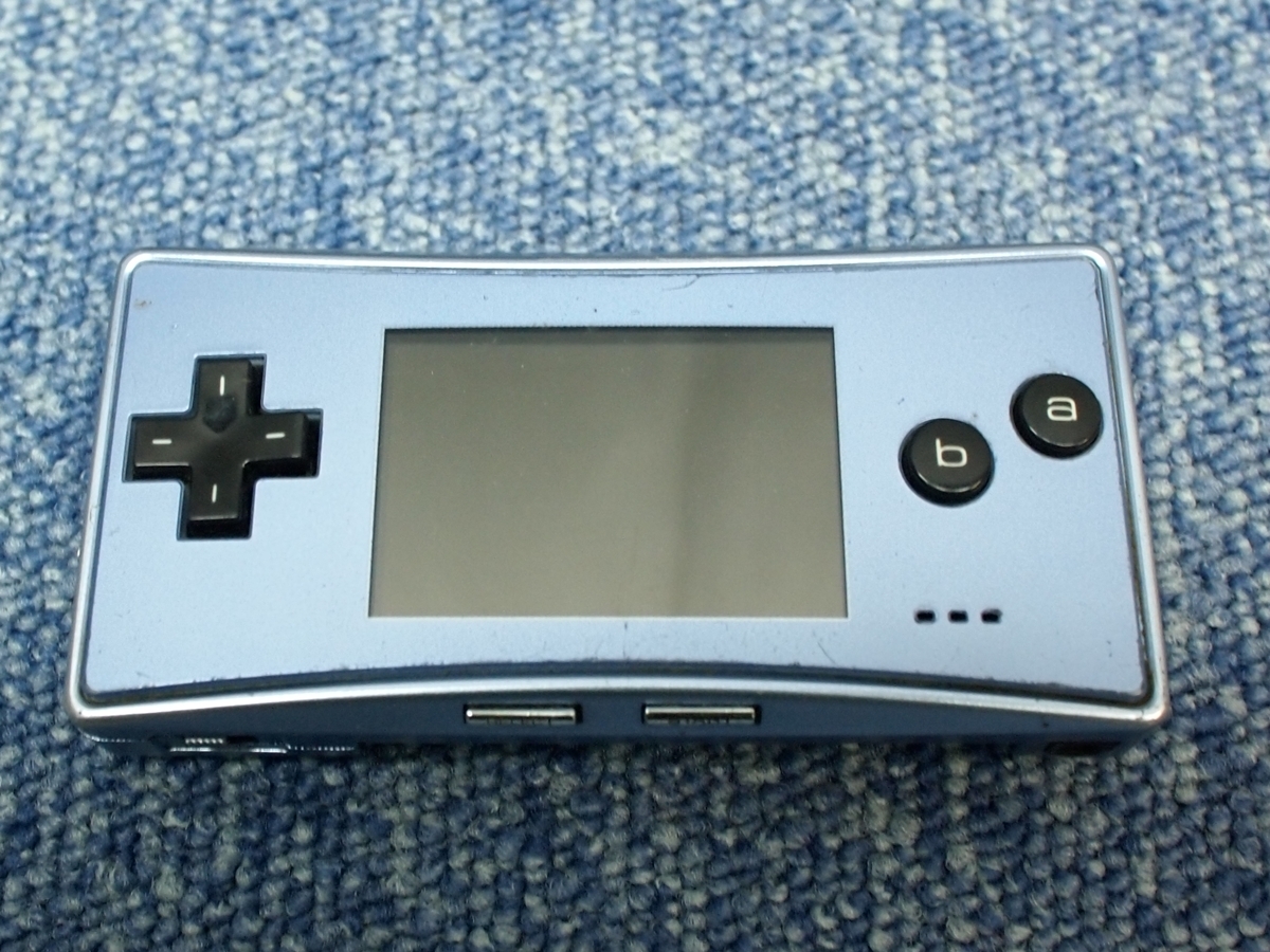 ☆き12-572 任天堂 ゲームボーイミクロ ブルー ジャンク品