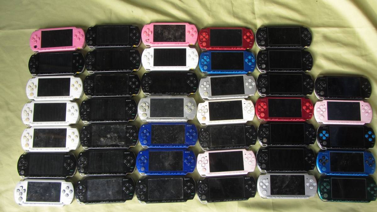 動作未確認】PSP-3000 21台 PSP-2000 5台 PSP-1000 14台 合計40