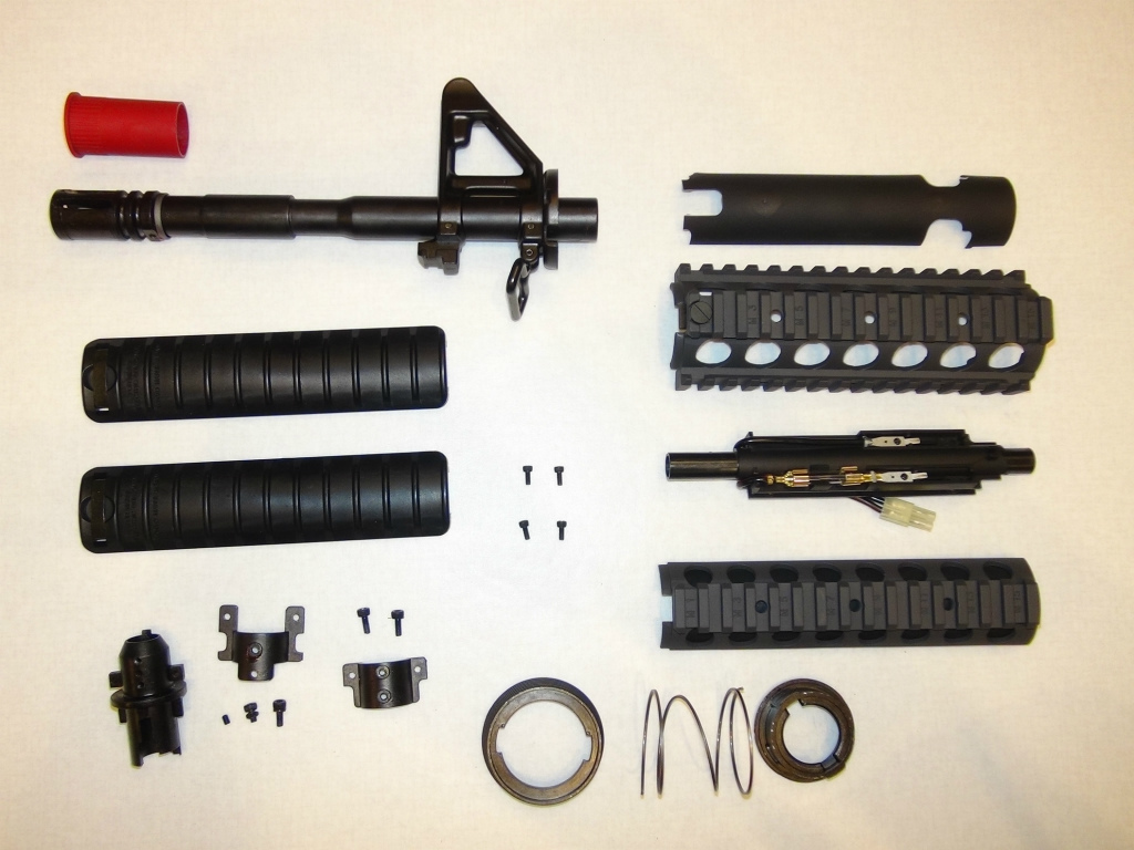 美品★東京マルイ純正　電動ガン　M16　M4R.I.S.　フロント一式★美品CRW SR-16 M4A1 RIS M16A2 M733