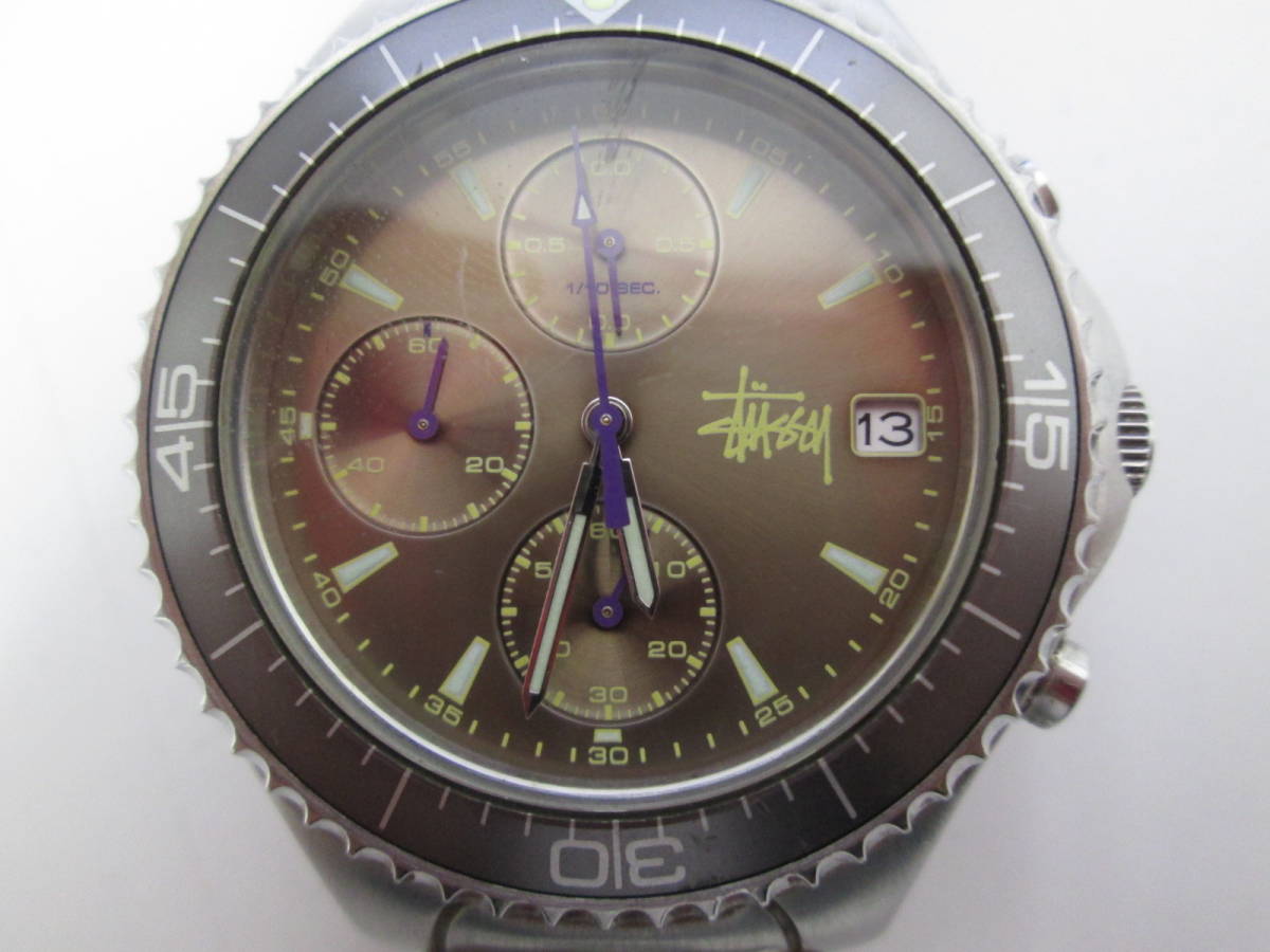 STUSSY 腕時計 Master Wrist Watch TOURMASTER - クロノグラフ LIMITED 