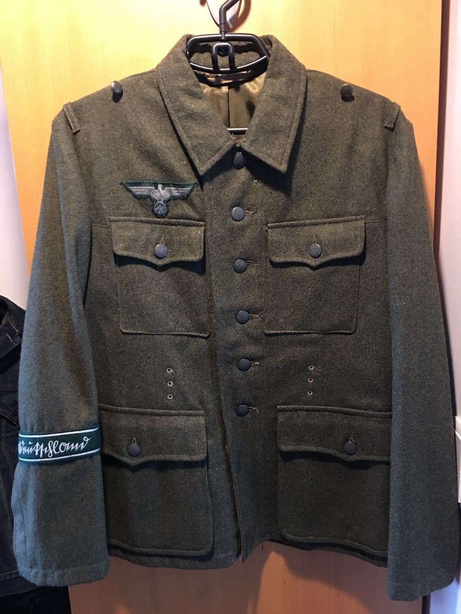 ドイツ軍 M43野戦服 上下セット GAVIN製 価格相談可能 wwⅡドイツ軍 M43 ウール 戦闘服 野戦将校仕様 【公式通販】