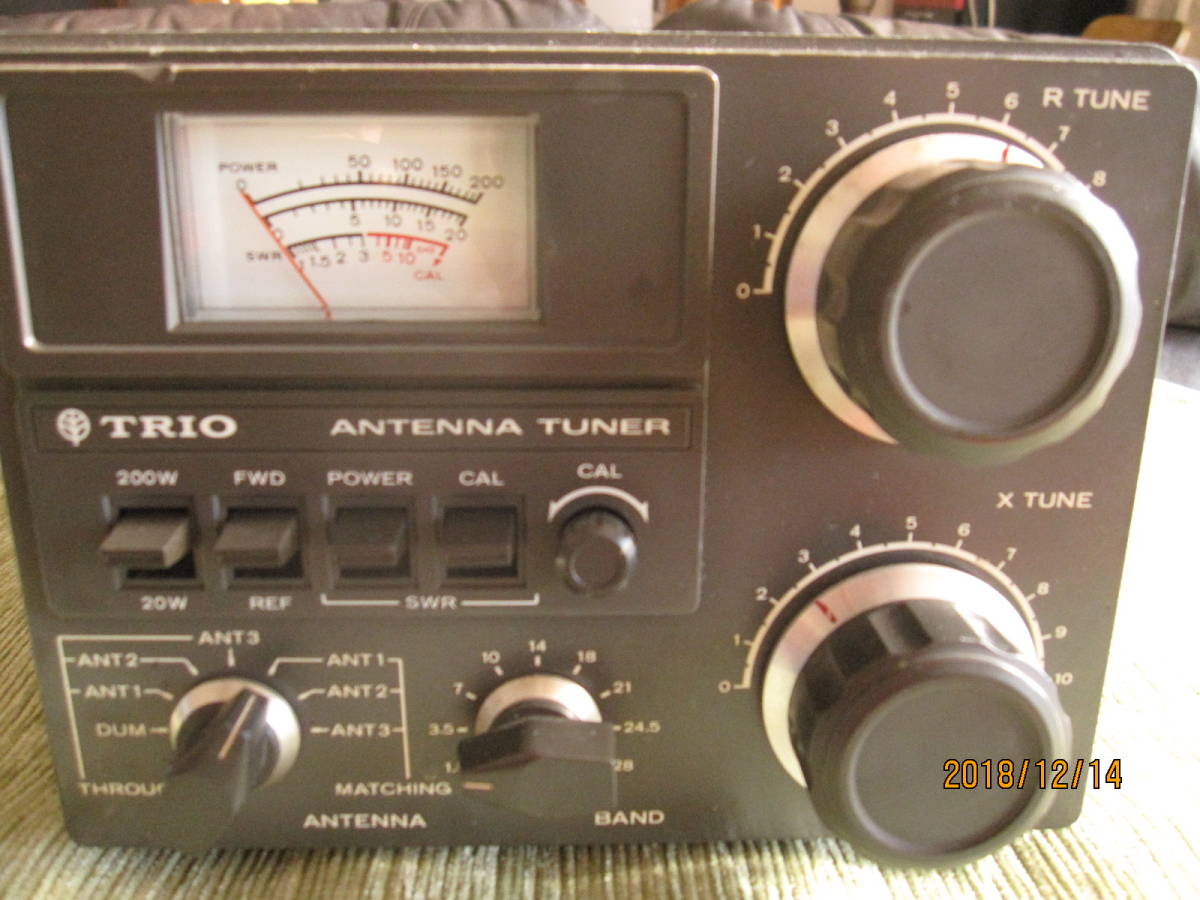 TRIO KENWOODアンテナチューナーAT-230ジャンク扱い AT-230 TRIO