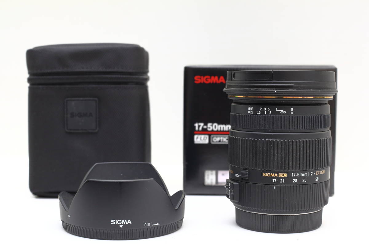 SIGMAシグマ ☆美品☆ SIGMA 17-50mm F2.8 EX DC OS HSM EF