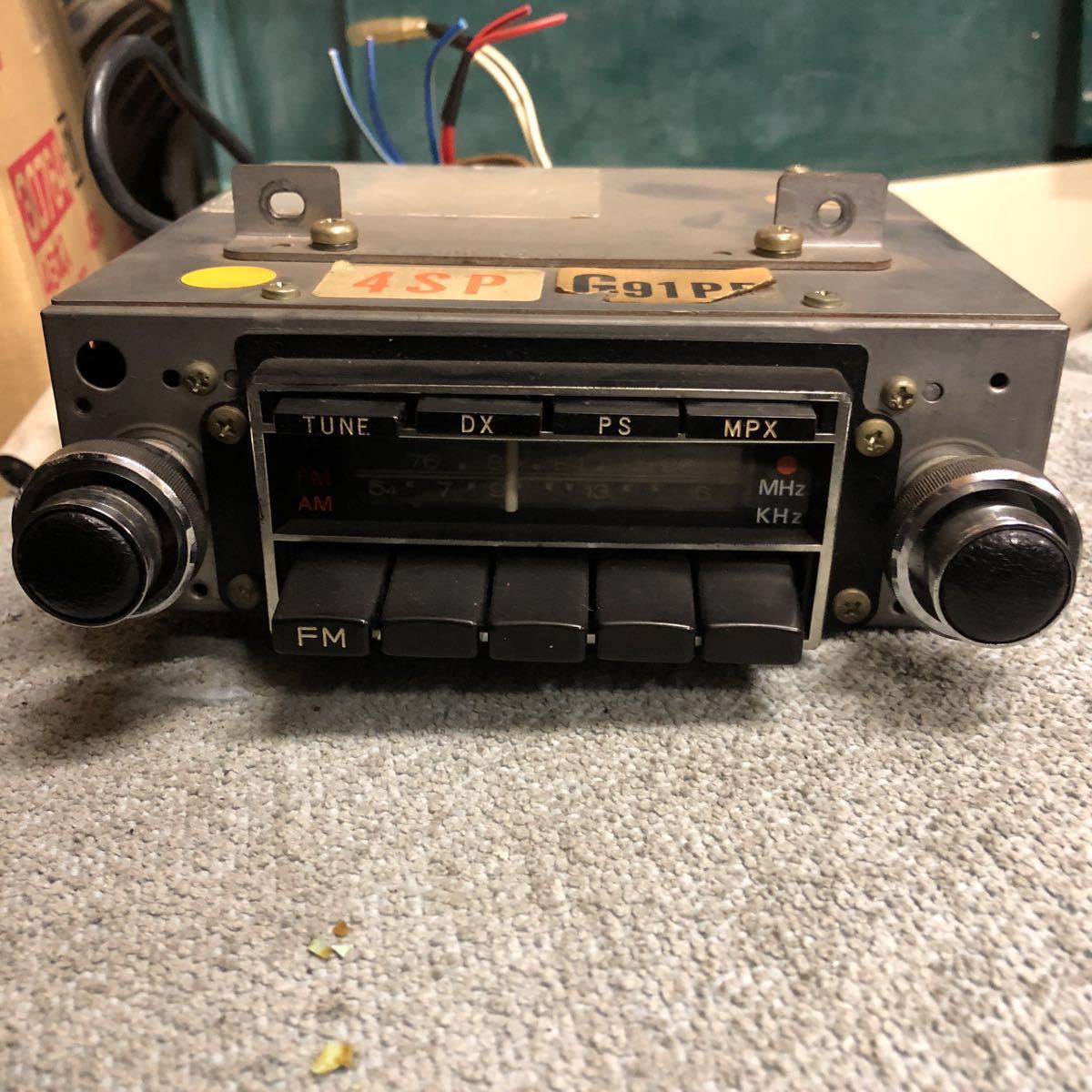 日産 純正ラジオ FM⁄AMチューナー CB01D 動作確認済み 即購入可 旧車