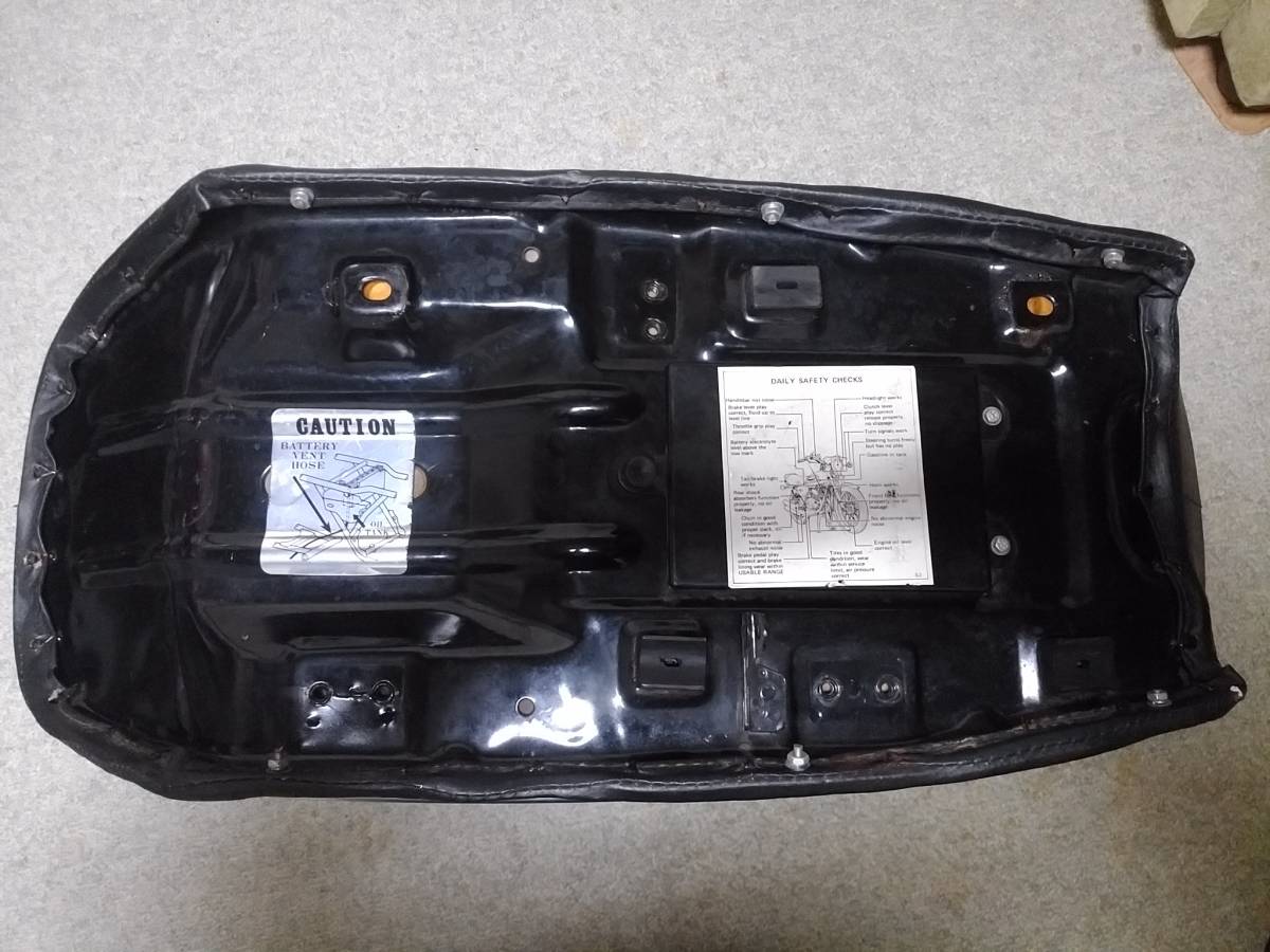 KH400 マッハ KH400(A4) K608 当時物 純正 シート 0025 検) KH250 S3 