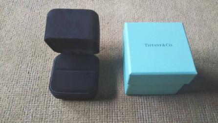 ティファニー リング 箱 BOX 空箱 ティファニー リングケース 空箱 美