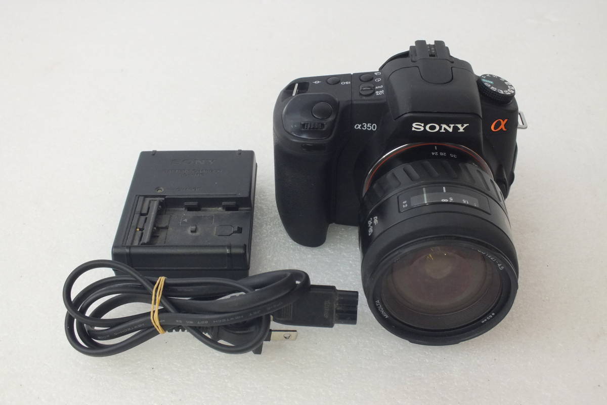 □□SONY デジタル一眼 DSLR-A350 レンズ MINOLTA AF 24-85㎜ 3.5-4.5