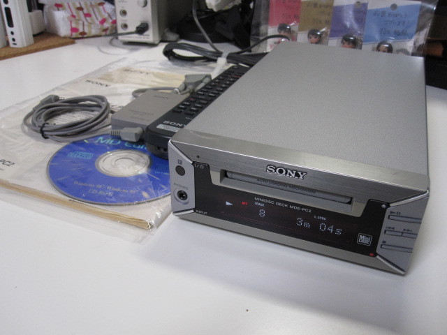 オーディオ機器 SONY MDデッキ MDS-PC2 動作品 録音 再生 名機