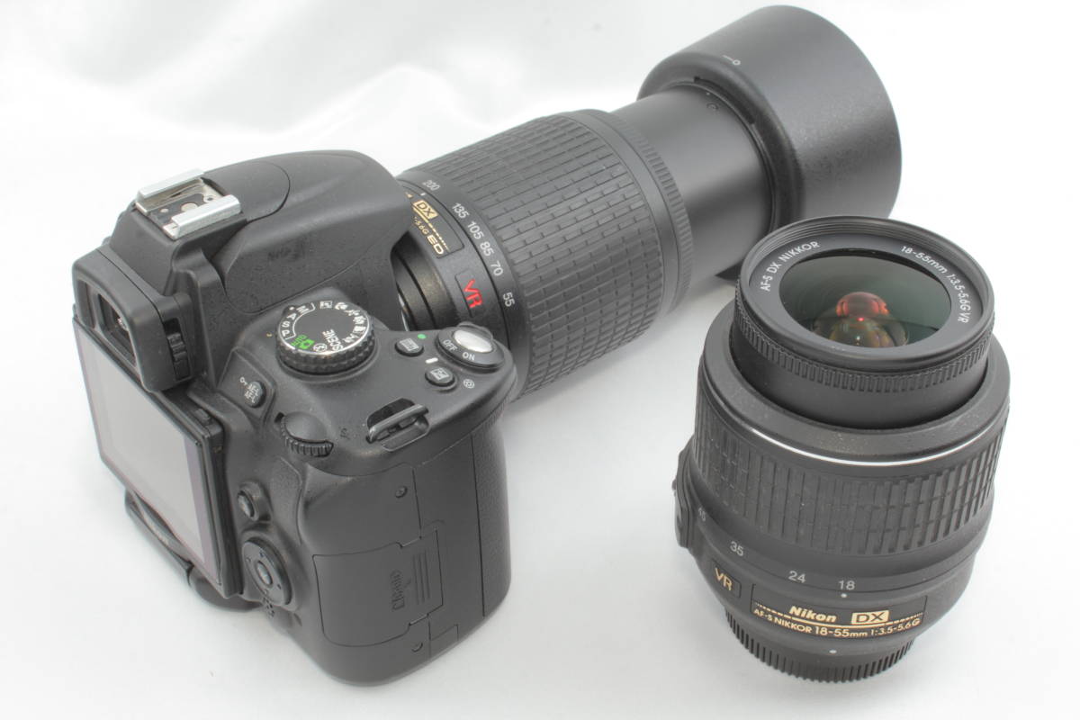 ニコン NIKON D5000 手振れ補正ダブルレンズキット ✨Nikon D5000✨W 