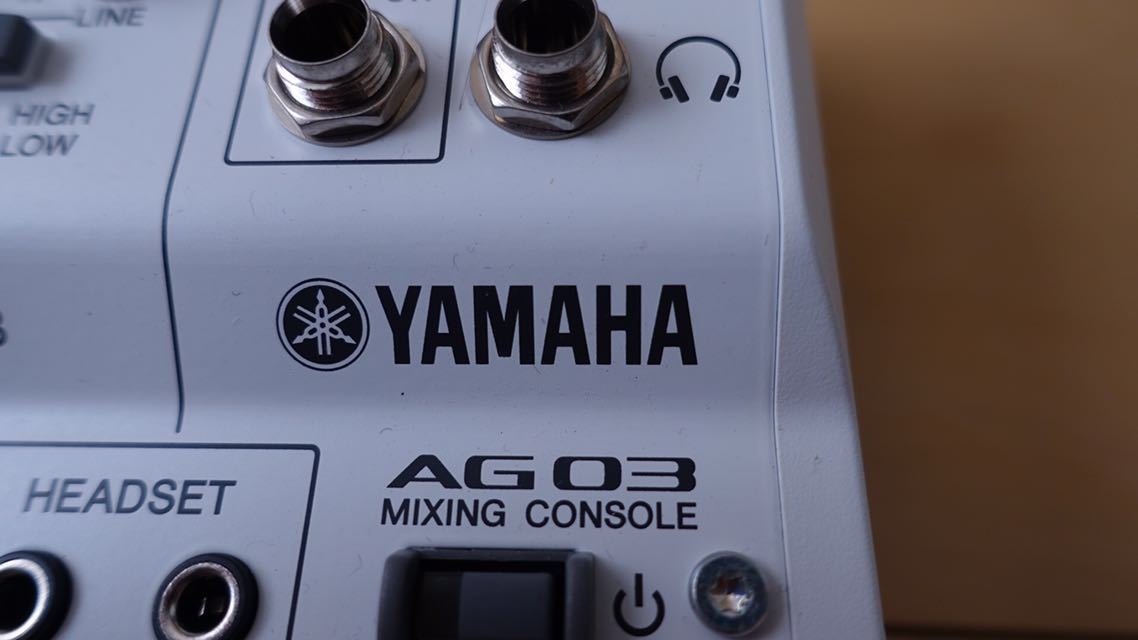 YAMAHA AG03-MIKU Hatsune Miku Webcasting Mixer 3-Channel USB Audio