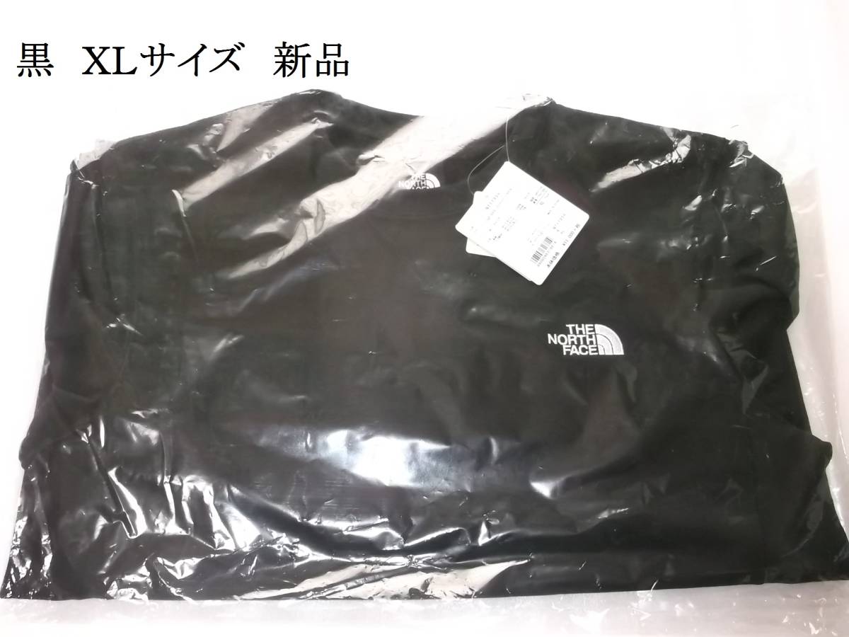 XL 新品 K 黒 ノースフェイス スクエア ロゴクルー THE NORTH FACE 