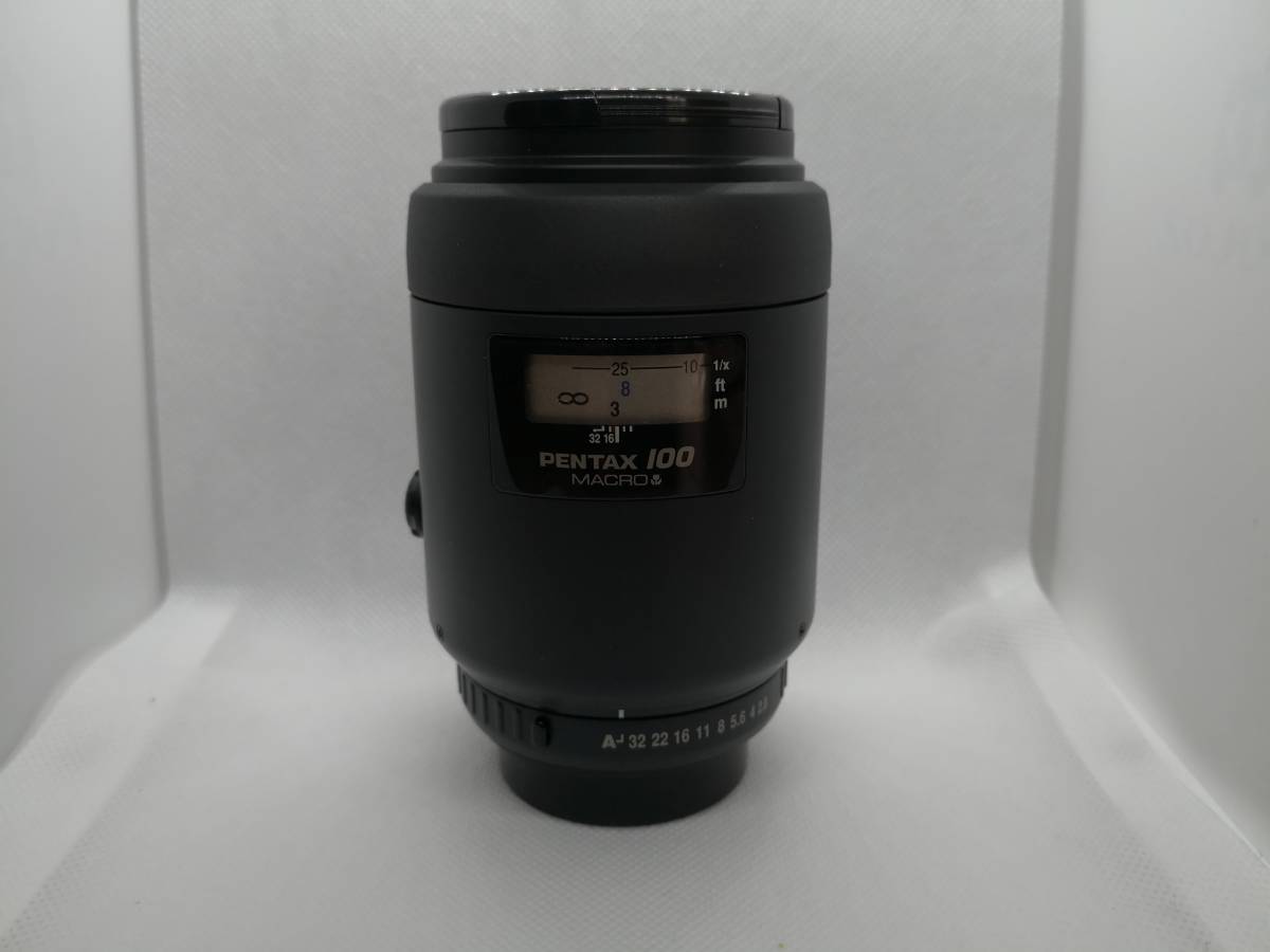 SMC PENTAX FA 100mm F2.8 MACRO 単焦点 マクロ レンズ 前後キャップ 付き K マウント