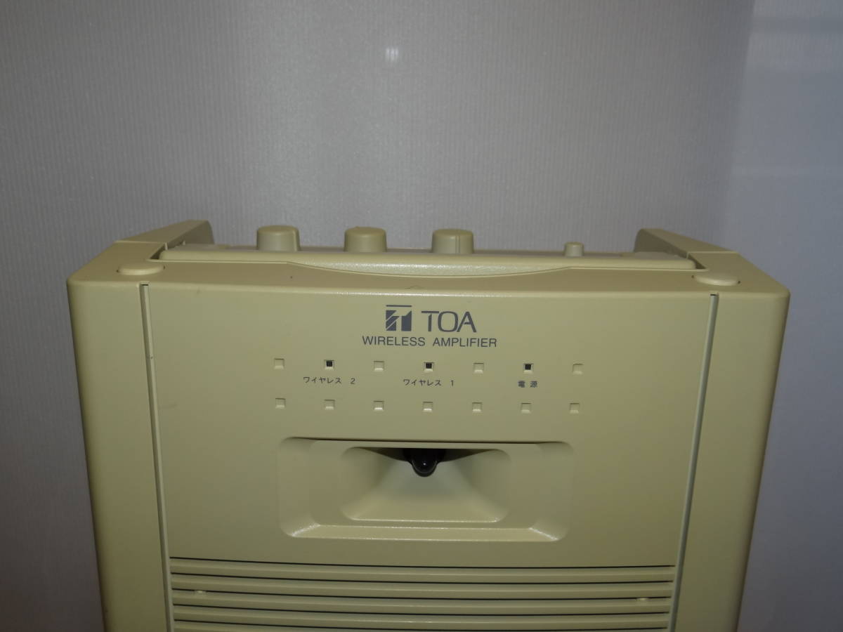 TOA ワイヤレスアンプWA-1802C マイク一本付 TOA ワイヤレスアンプWA