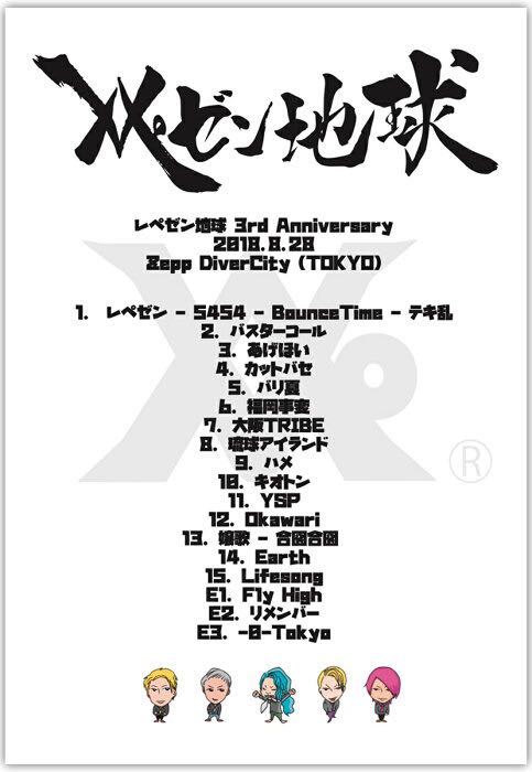 レペゼン地球の3rd anniversary live DVD DVD レペゼン地球 Zepp Anniversary 3rd LIVE anniversary live