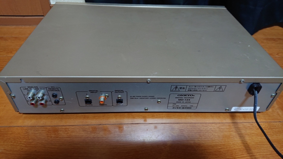 ONKYO オンキョー MD-124 MDデッキ