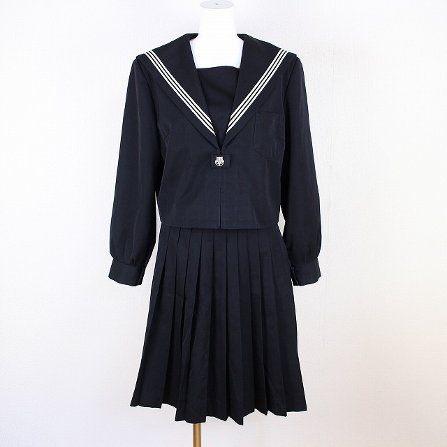 セーラー服 180A 大きいサイズ 1円 スカート - 冬物 上下3点