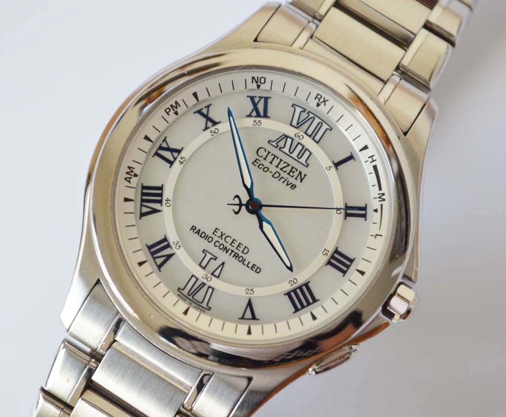 CITIZEN シチズン エクシード H430-T005675 エコドライブ 電波ソーラー クォーツ メンズ　腕時計