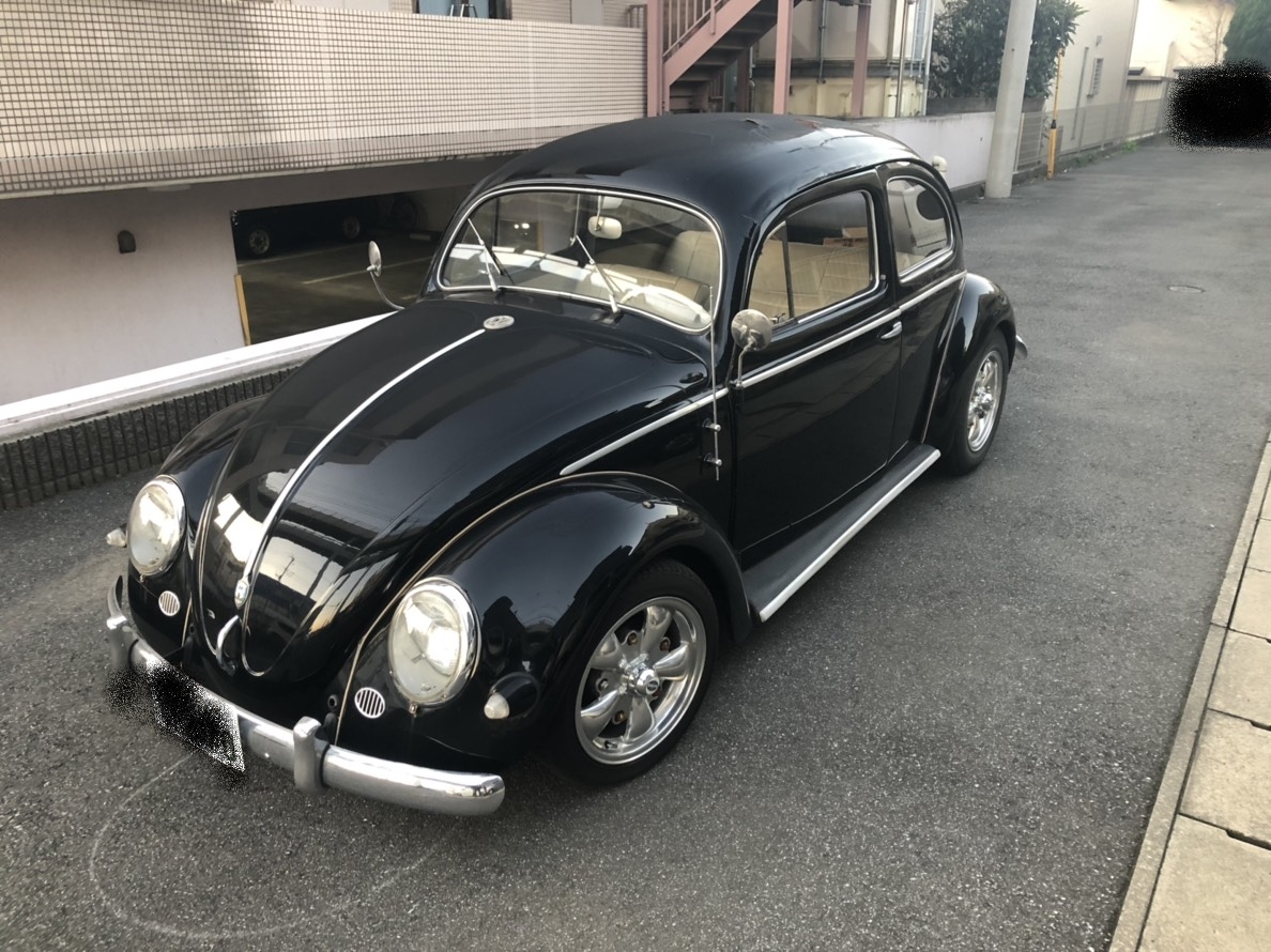 車 VW空冷ビートル 3本スポーク オーバル