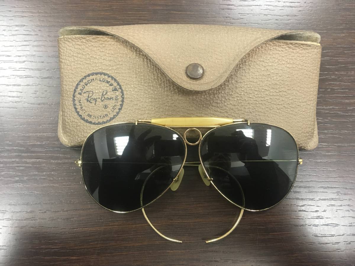 レイバン シューター ボシュロム 70s B&L 10K USA サングラス 