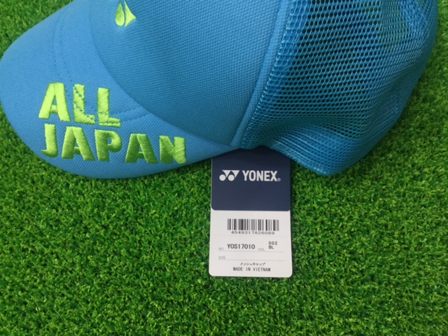 ★ 最後の1個 ★ ヨネックス ★ 限定キャップ ALL JAPAN YONEX 水色　002 ＜新品＞_4