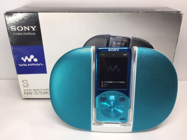 (012-06) 1円 [ 良品 ] SONY ウォークマン Sシリーズ NW-S754K 8GB ブルー ♪ スピーカー付き / ノイズキャンセリング / FMチューナー搭載