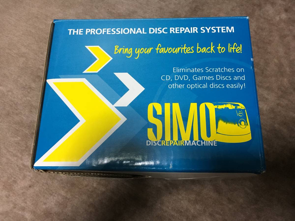SIMO DSR-R1 CD DVD ディスク修復 研磨機 クリーニング