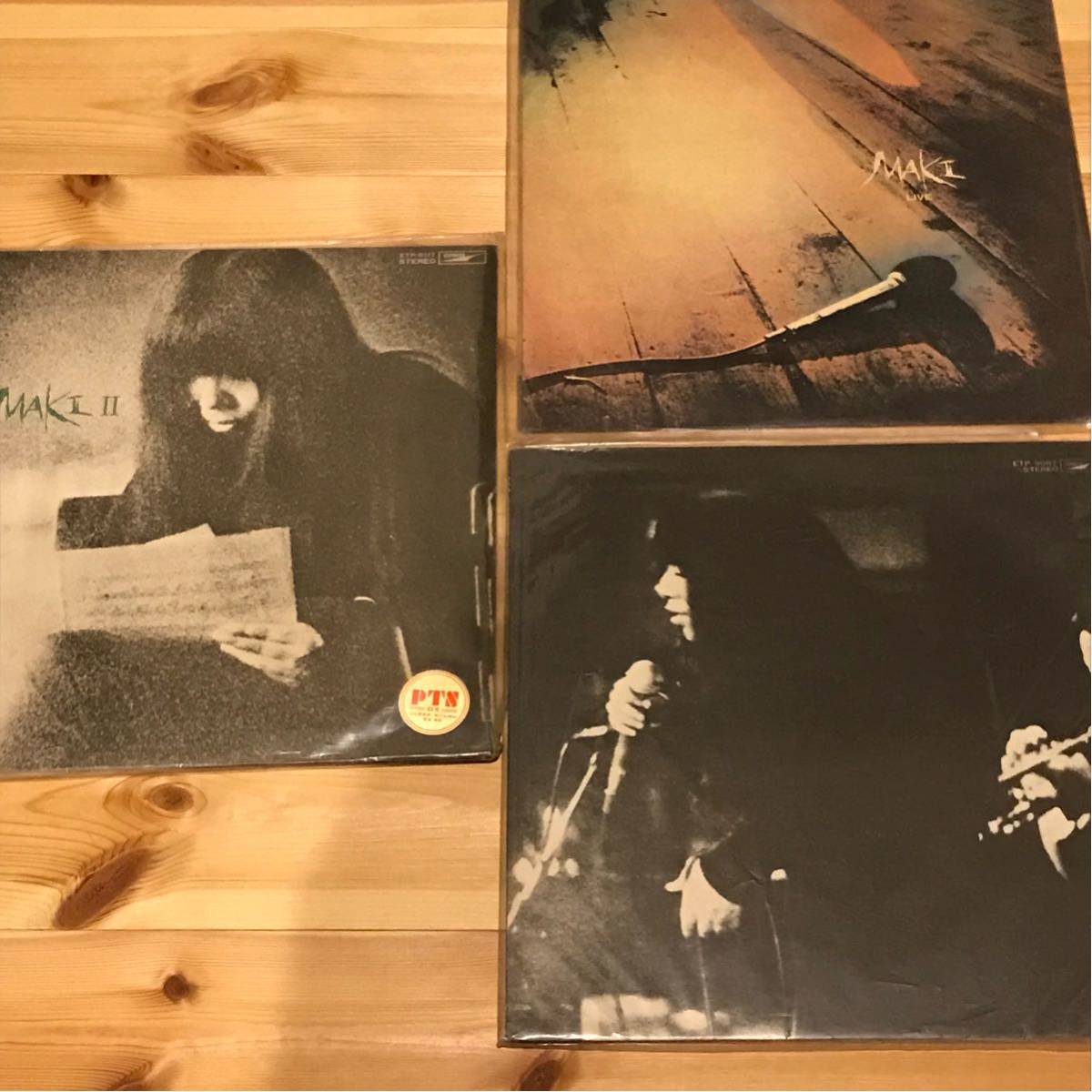 浅川マキ レコード LP 裏窓 マキ2 LIVE