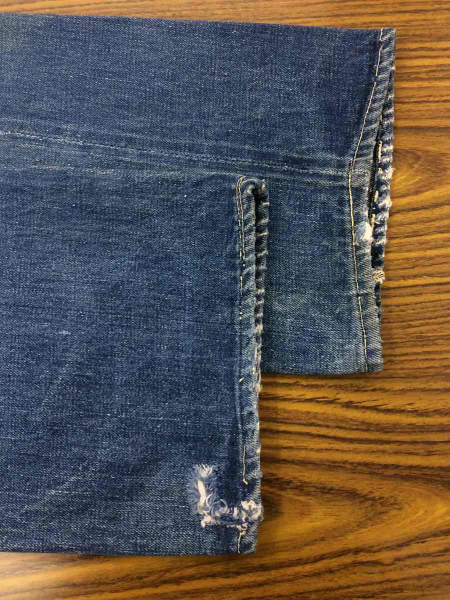 501XX Levi's 片面 - 47モデル 革パッチ真紺 33×30 40年代