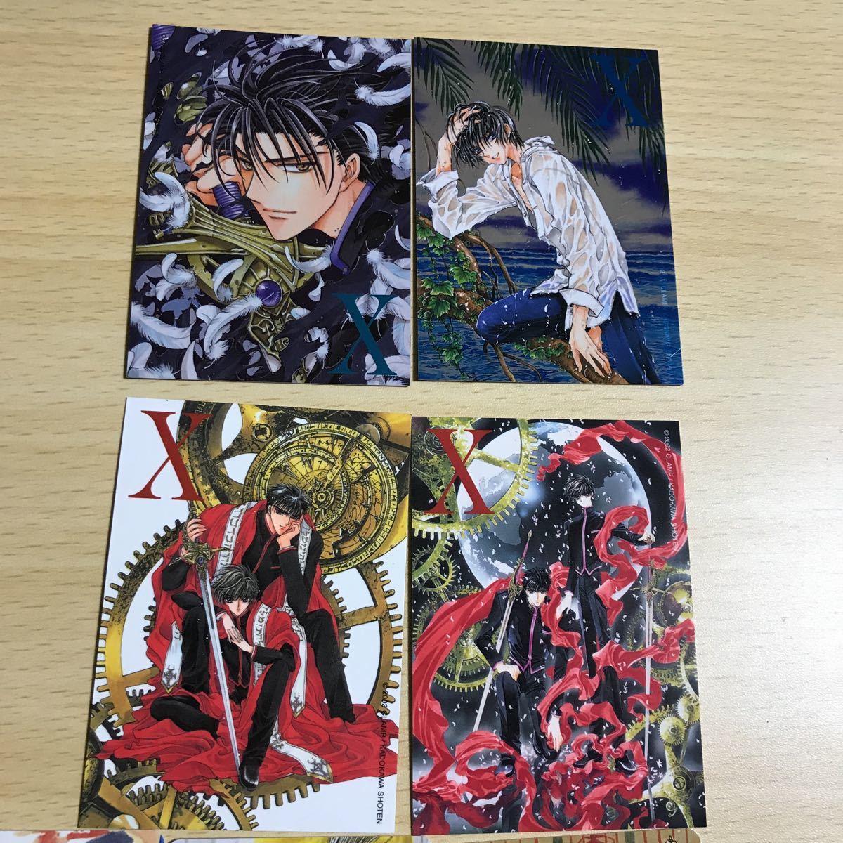 CLAMP X スペシャルブライトカードセット 神威 イラスト 司狼 神威 CLAMP X エックス スペシャルブライトカード 司狼