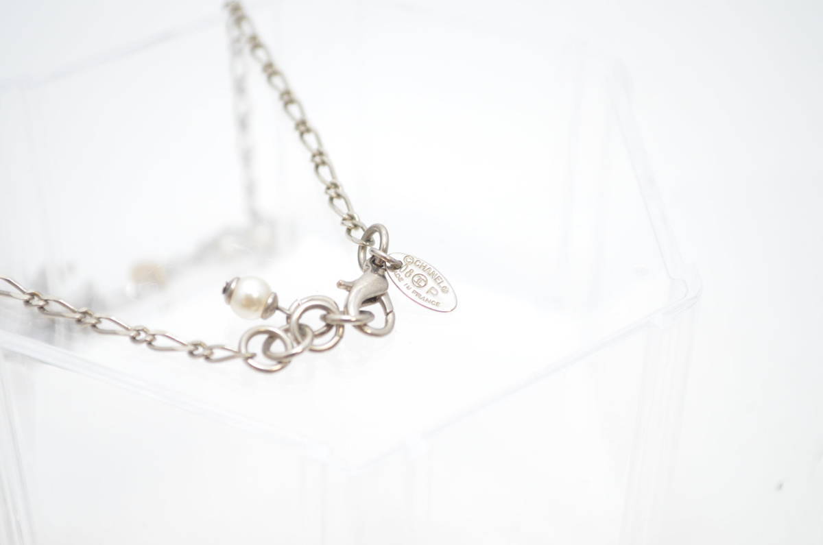 CHANEL シャネル ネックレス ココマーク クローバー チェーン シルバー 