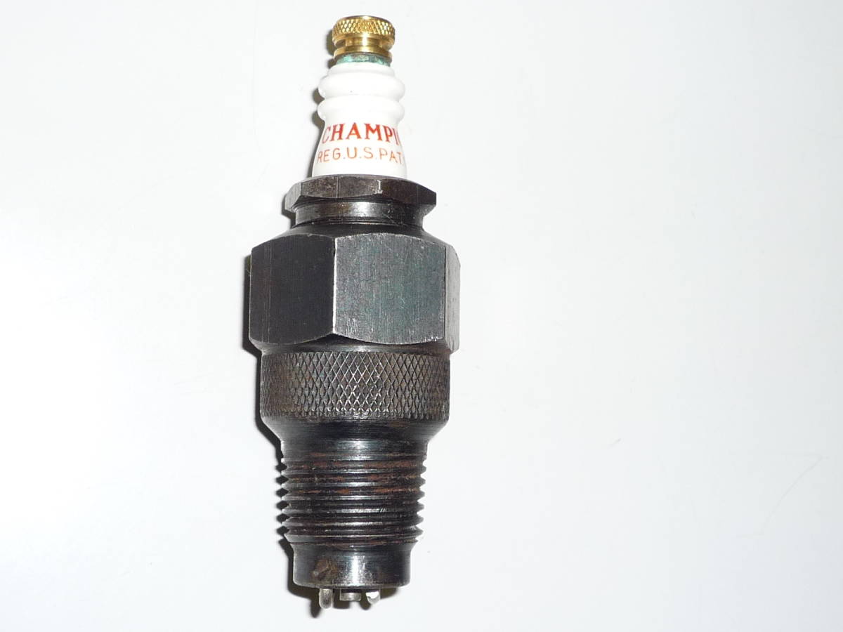 発動機 ヴィンテージ スパークプラグ CHAMPION 33 U.S.A 本物保証，大