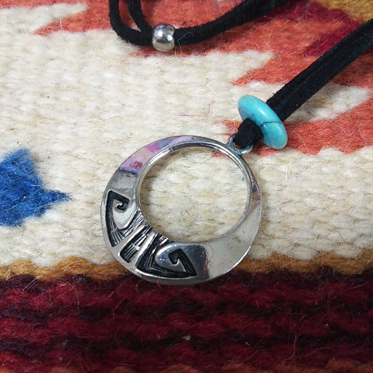 インディアンジュエリー ホピ族 STERLING オーバーレイ シルバー 