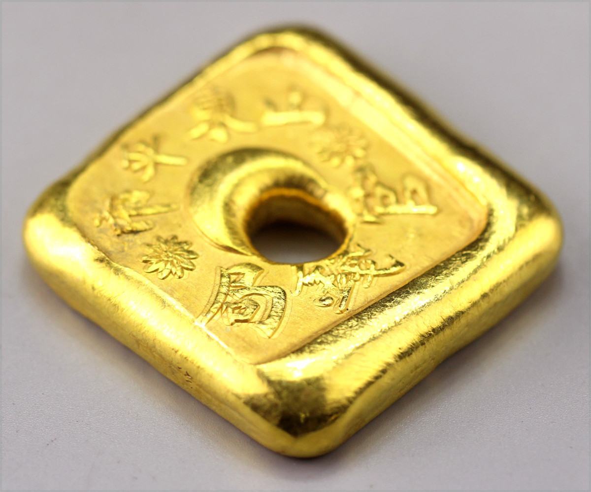 中国 金塊 極美品 古銭 天皇皇后両陛下金婚式記念品！24金！コイン付き！1円から 元寶 大型硬貨 骨董品 清 金貨 Yahoo!オークション - 特品 収蔵品 コレクション 広東