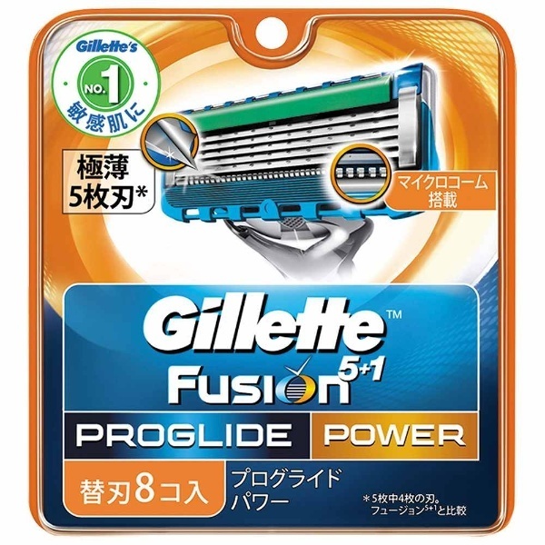 新品未使用 Gillet Fusion 5+1 PROGLIDE POWER ジレット フュージョン プログライド パワー 替刃 8個×4セット=32個 送料込み 即決