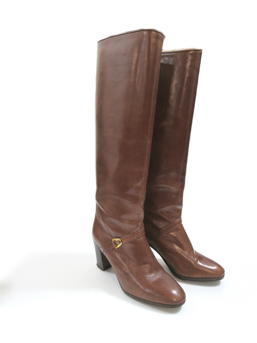 GUCCI #8511 送料無料 GUCCI グッチ ブーツ レディース レザー ロング