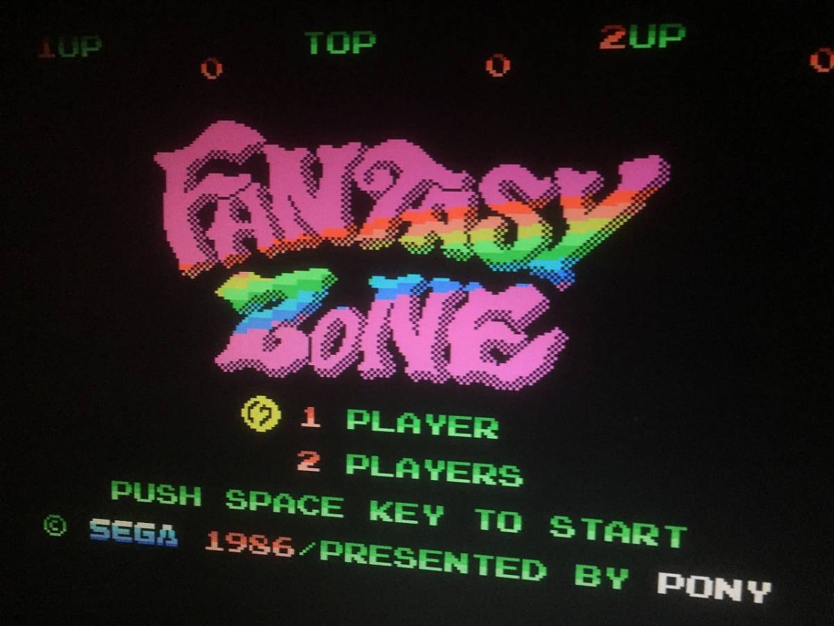 MSX ファンタジーゾーン 箱説あり PONYCA SEGA MSX ファンタジーゾーン