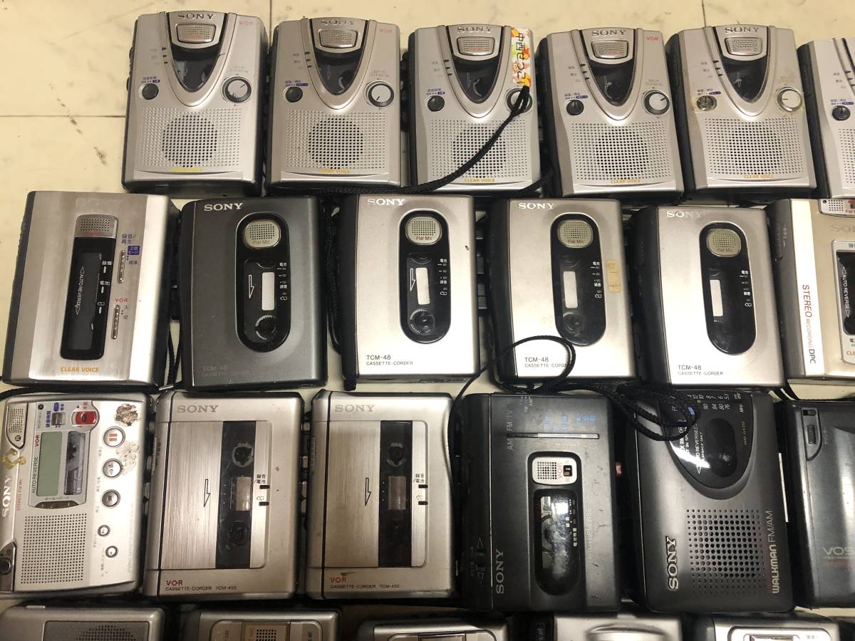 SONY/Panasonic/AIWAカセットプレーヤー 50台まとめ【未確認】 Yahoo
