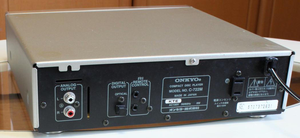ONKYO C-722M CDプレーヤー メンテナンス品 【公式通販】