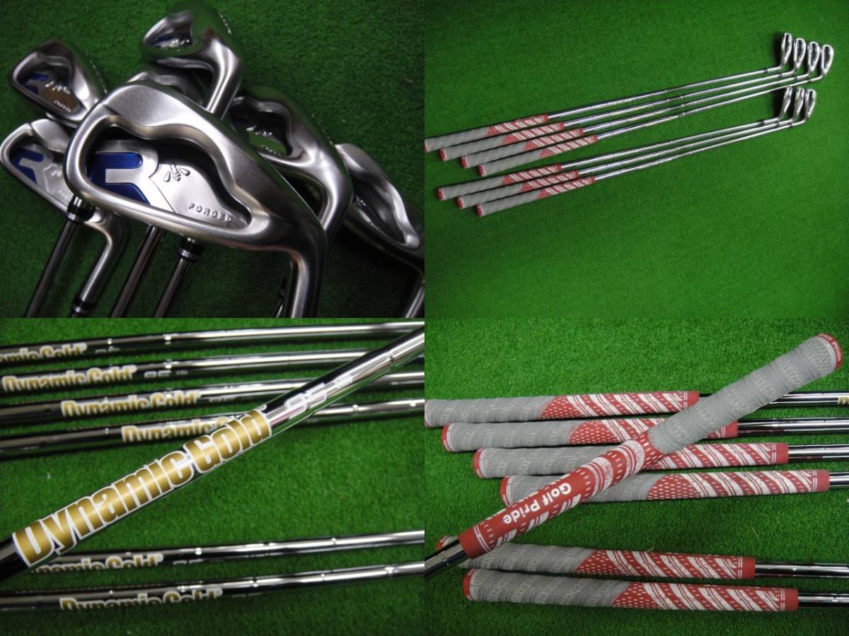 中古 ロッディオ フォージドアイアン ダイナミックゴールド95 R300 #5~PW.QW 7本 RODDIO