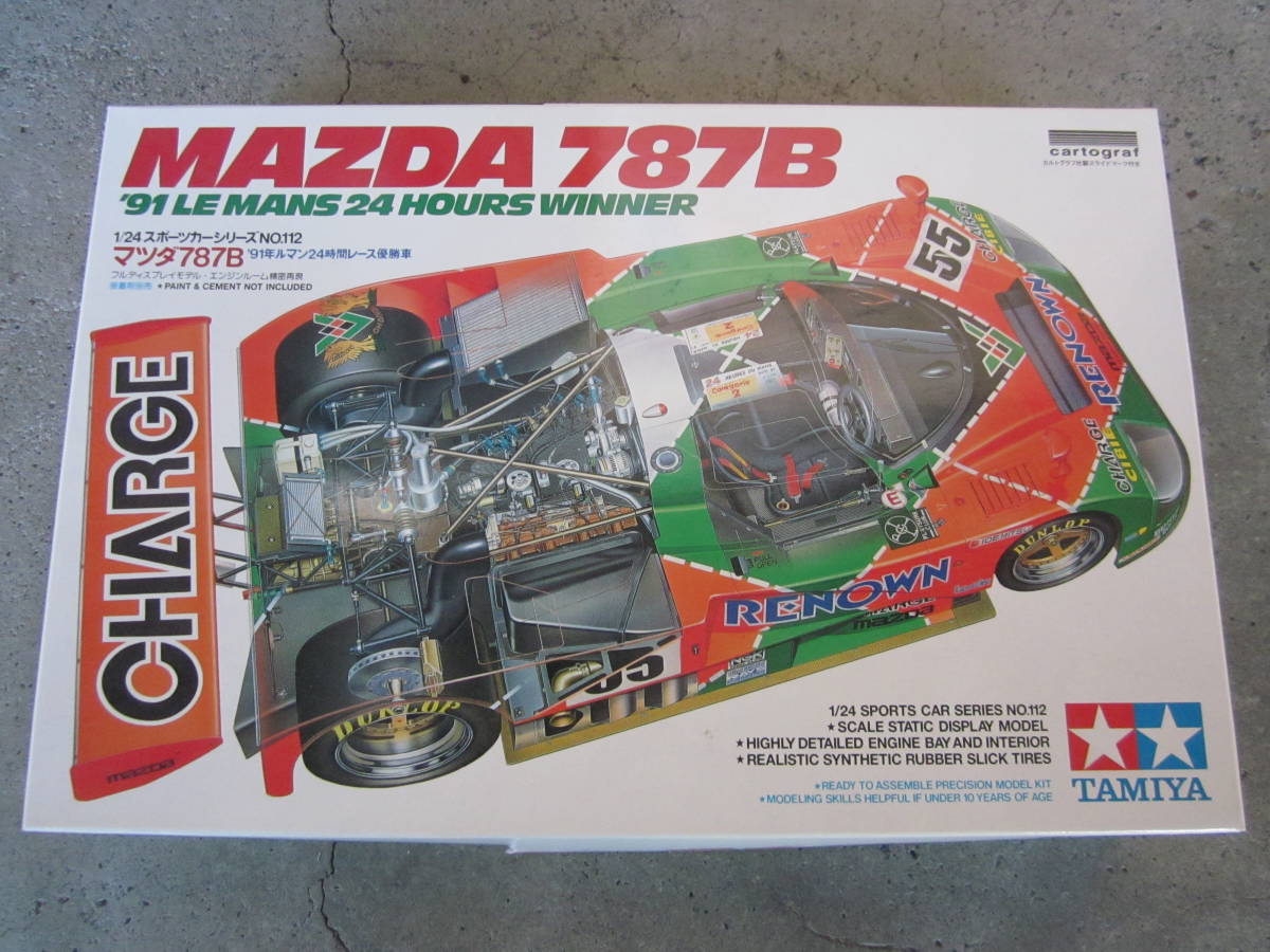 タミヤ 787B マツダ マツダ787B 1⁄24 ディカール☆ 未使用品 ボディ ※箱・