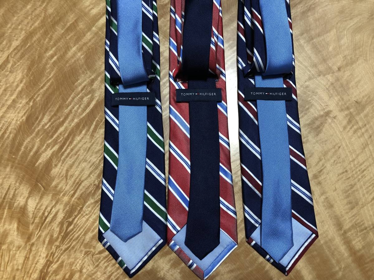ネクタイ トミーヒルフィガー シルク ブランド 結婚式 黒 未使用品 