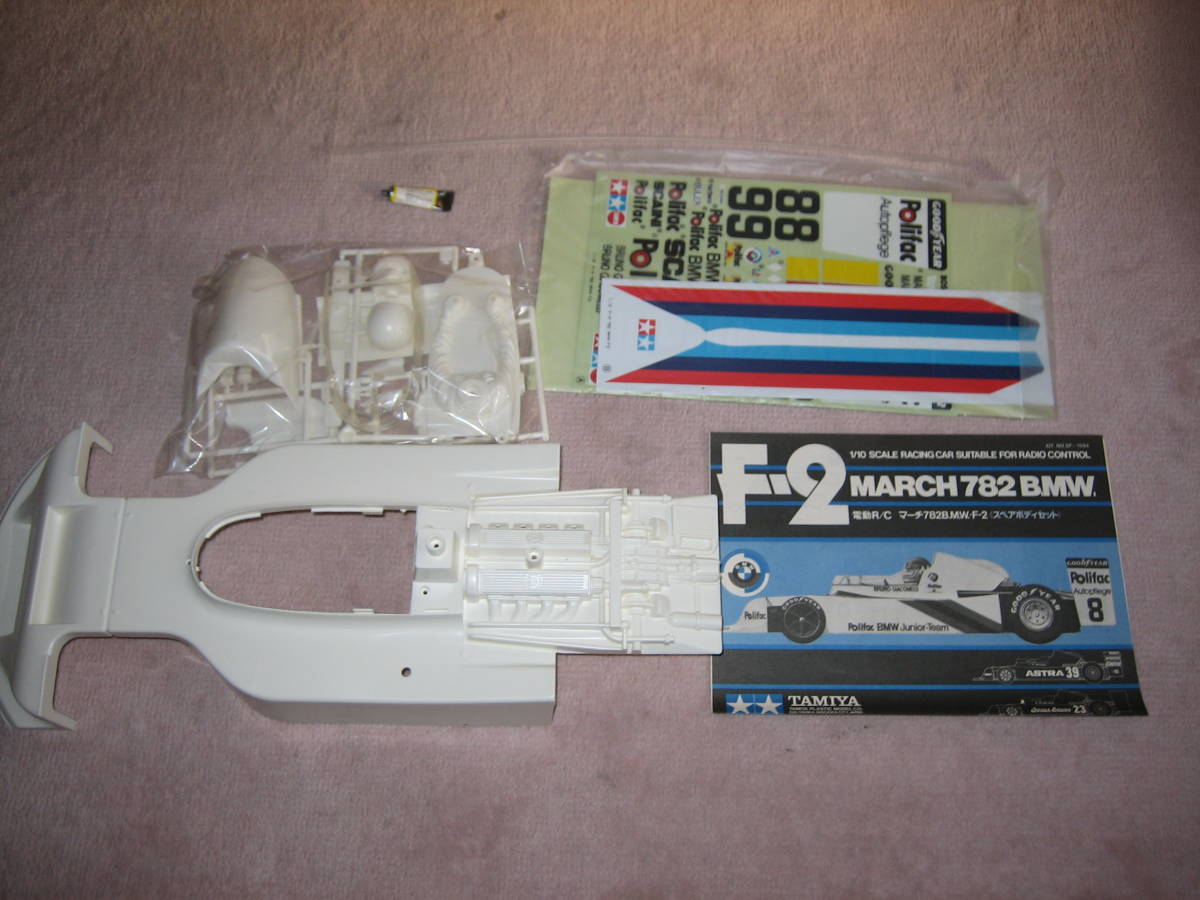 タミヤ 1⁄10 RC F2 マーチ782 BMW. スペアボディセット Tamiya March