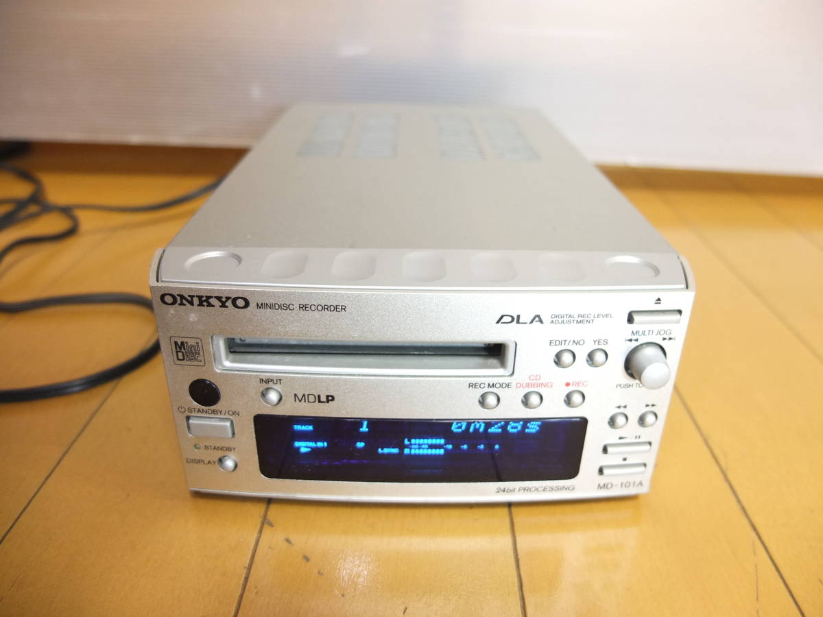 ONKYO⁄オンキョー MD-101A MDデッキ (MDLP対応)録再OK ONKYO MD 【動作